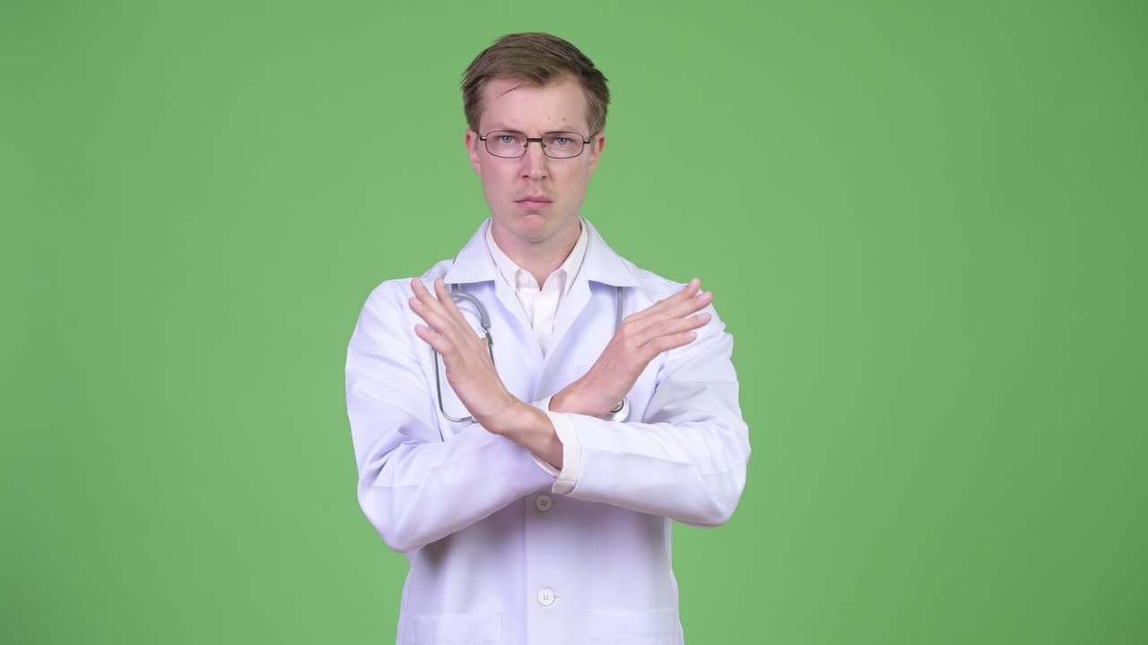 Portrait Of Young Man Doctor