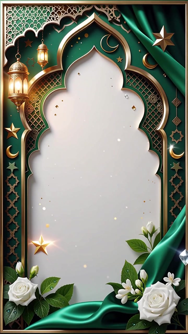 Compleanno del Profeta Maometto Mawlid al-Nabi Sfondo Islamico