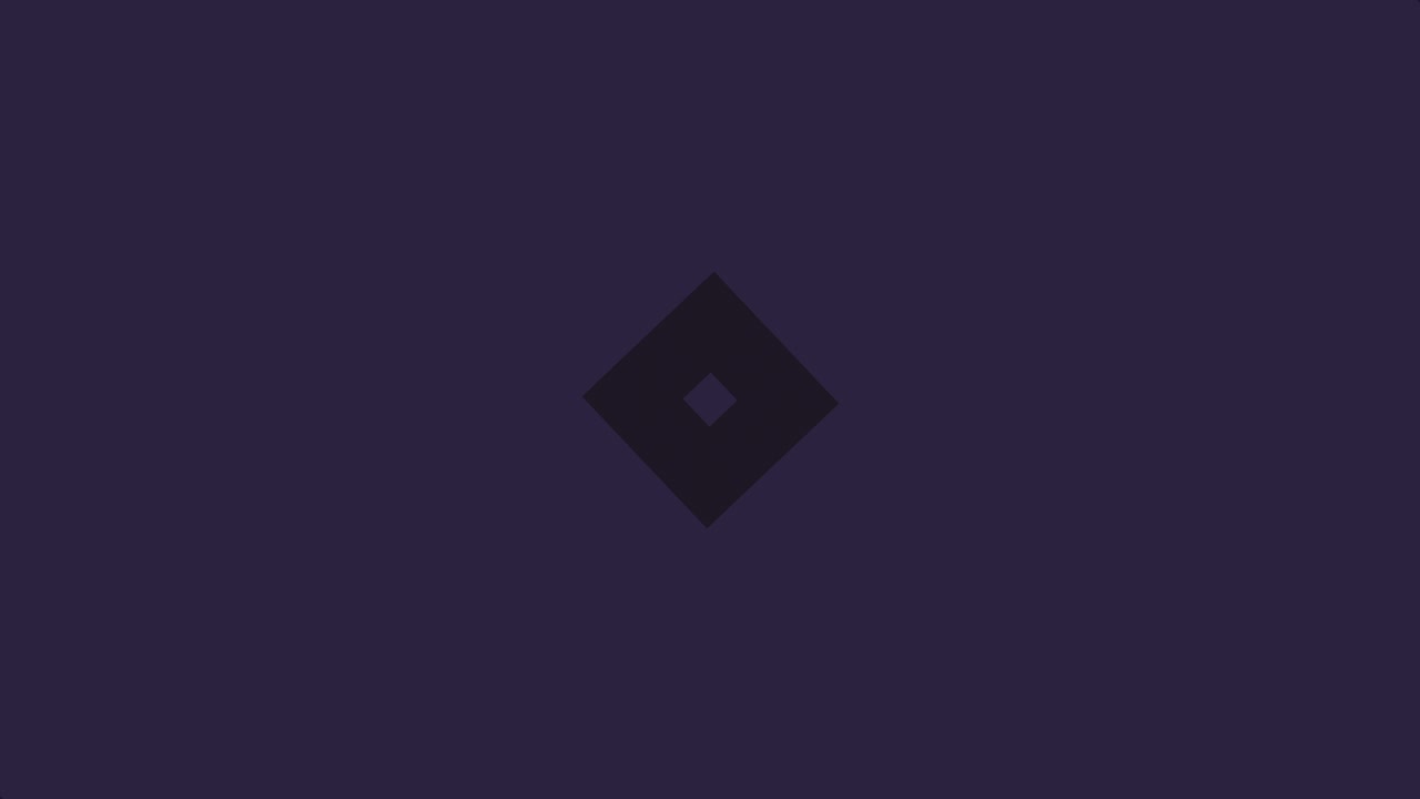 Abstract Geometric Squares Rotating and Expanding Seamless Loop