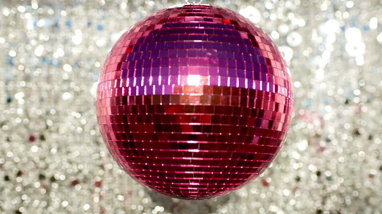 Pink Discoball 38