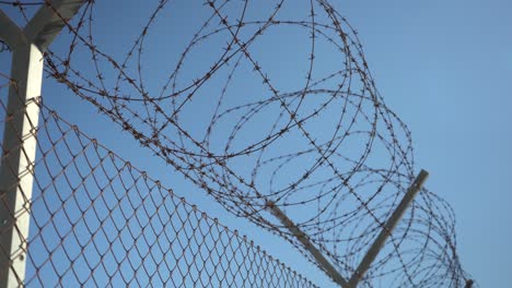 barbed wire fence jerusalem israel ramparts