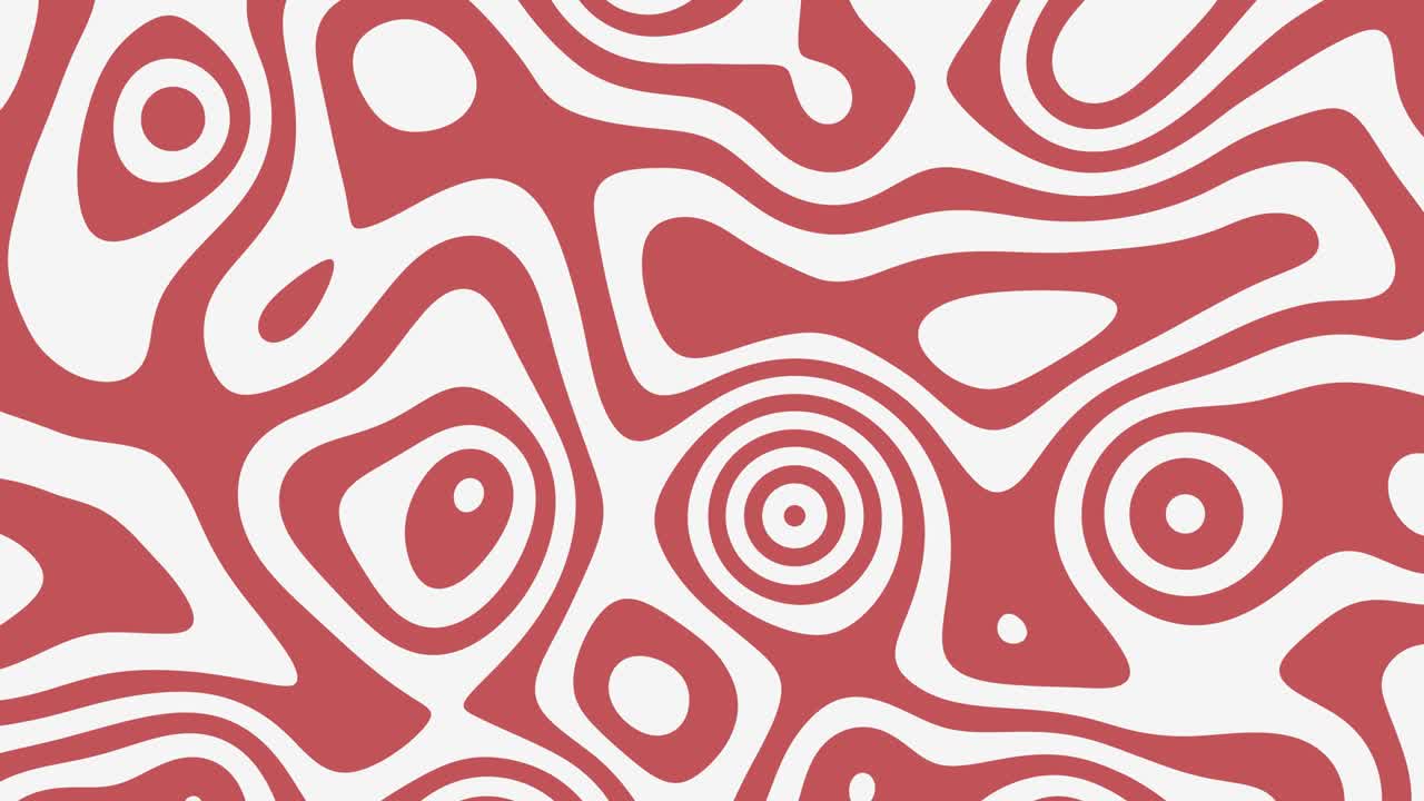 추상적인 레트로 스타일의 애니메이션. 원활한 루핑