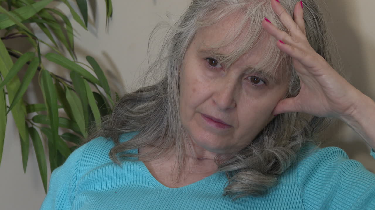 Portrait of a Concerned Woman