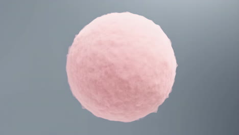 microscopic pink cell