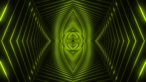 neon tunnel abstract geometric pattern