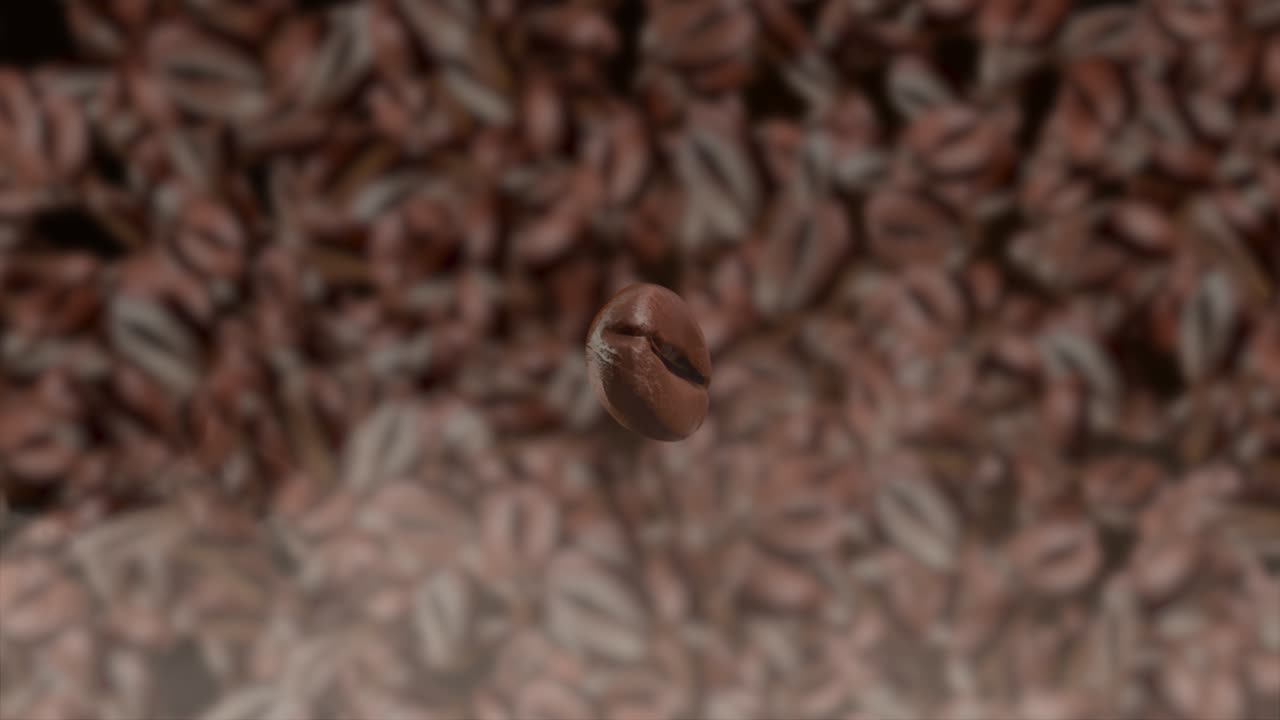 4k loop coffee beans roasted in a skillet with smoke background green screen fragrant coffee beans