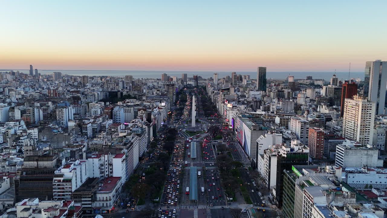 Centro città di Buenos Aires, vista aerea 1