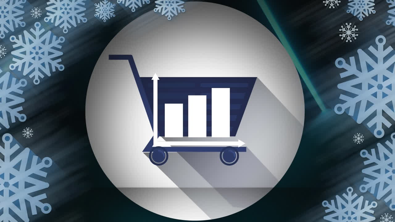 스노우 프레임의 애니메이션과 쇼핑 아이콘에 대한 데이터 처리