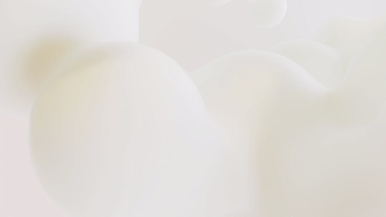 Soft pastel shapes moving on white background