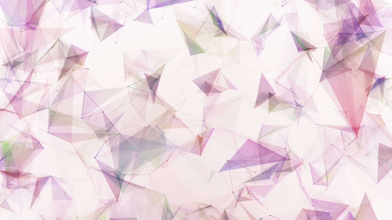 el plexo abstracto las formas de color el bucle de animación