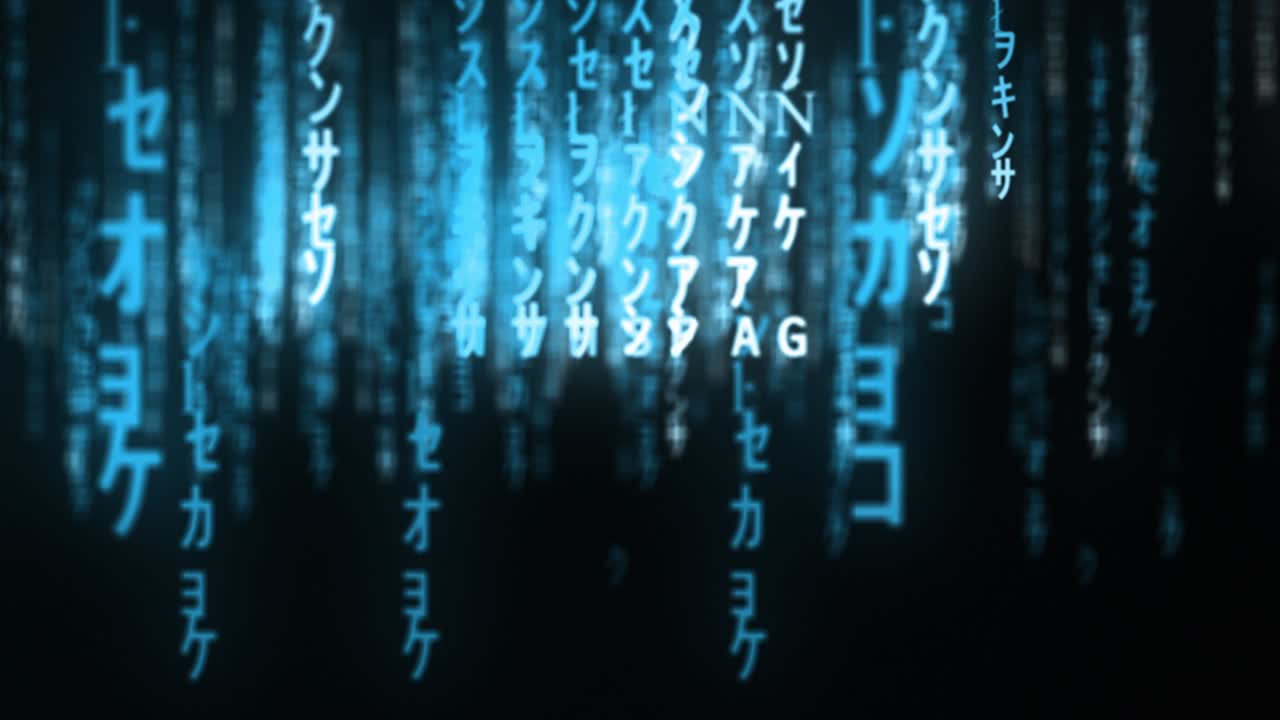 Matrix BİTCOİN BTC TEXT Binary Code Zoom Particle Playground stock video
USA, 4K Resolution, Abstract, Animation - Moving Image, Binary Code