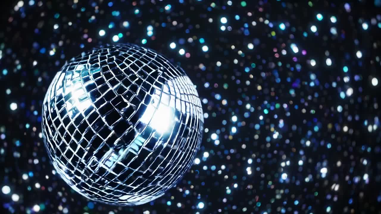 Disco Ball in a Nightclub