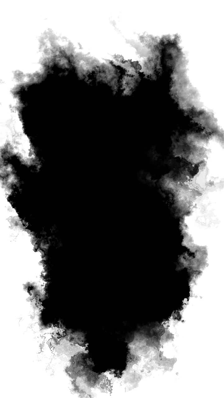 Transizione fluida di inchiostro, movimento liquido elegante, dissolvenza a diffusione artistica, animazione di alta qualità