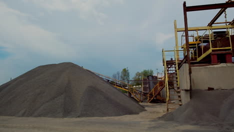 equipment at stone quarry. stone quarry for the production of crushed ston