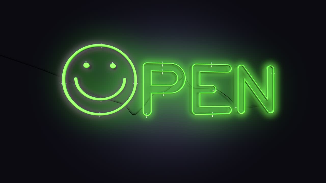 Open And Close Neon