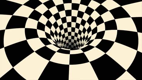 abstract 3d checkerboard hole illusion