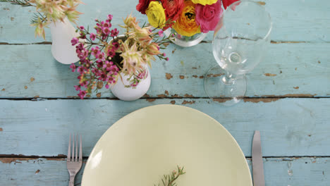 various cutlery on wooden table 4k