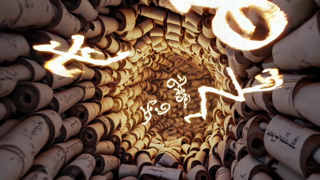 Tunnel of Ancient Scrolls