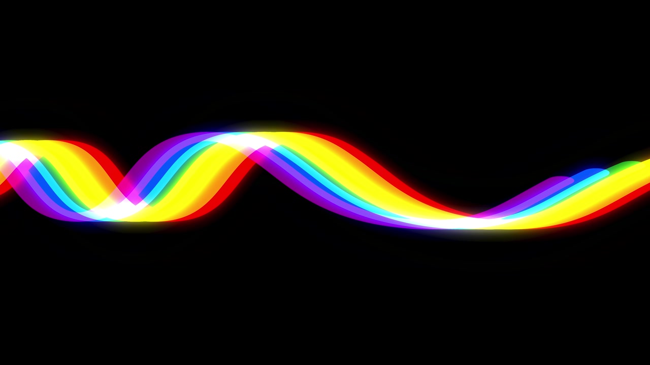 Tema de fiesta y diversión con colores del orgullo fluyendo