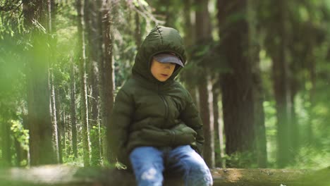 Child-alone-in-the-woods