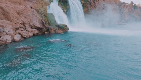 beautiful waterfall in turkey