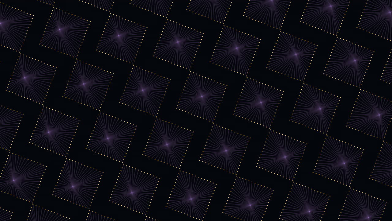 무지개 그라데이션으로 원활한 큐브 미래형 패턴