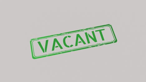 sello vacante