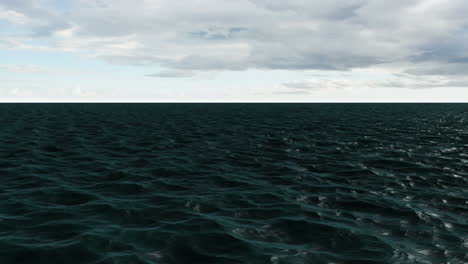 Digitally-generated-blue-ocean-moving