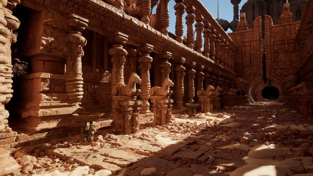 antiguas ruinas del desierto