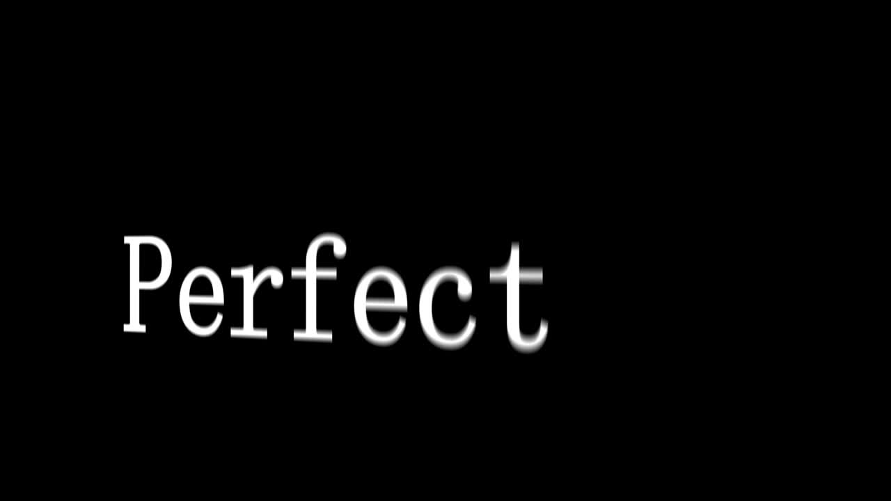 완벽한 텍스트 애니메이션 메시지 모션 그래픽