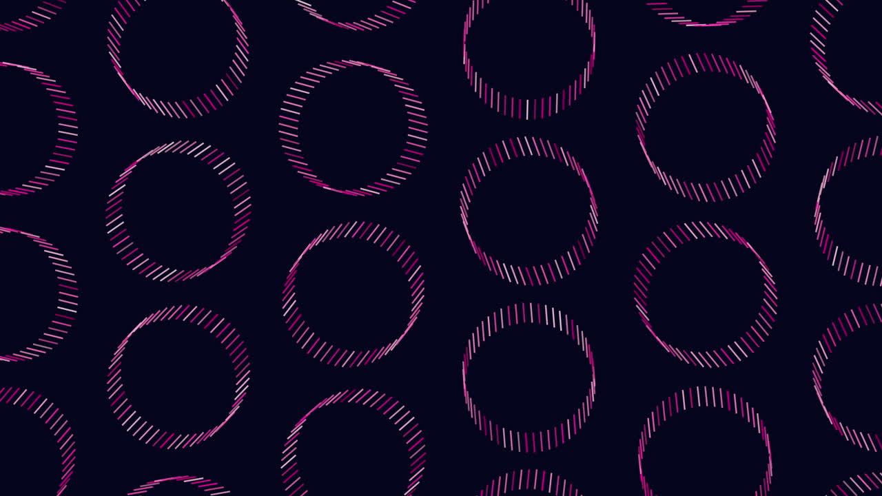 círculos dinámicos cautivadores patrón de línea verde sobre fondo negro