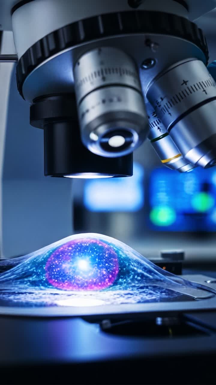 Exploring Microcosmos: Captivating Images of a Microscope Illuminating a Specimen, Revealing Stunning Colors and Patterns Beneath Its Lens