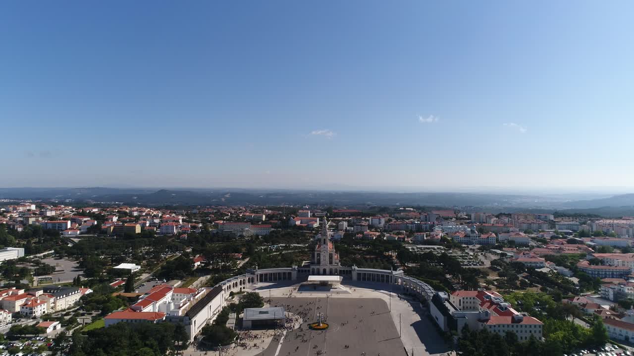 포르투갈 의 파티마 성소 의 공중 사진