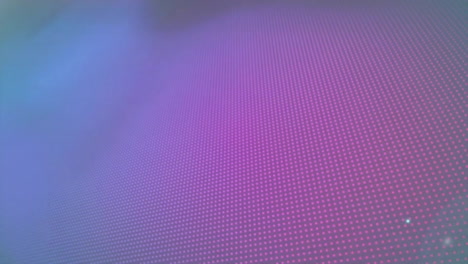 animación abstracta de puntos rosados y azules de gradiente que forman un patrón digital