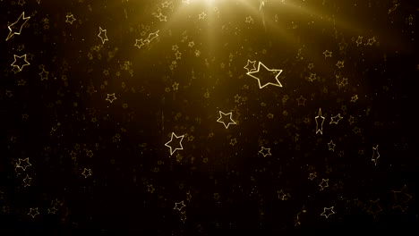 deeltjes ster goud glitter bokeh award stof abstracte achtergrond lus
