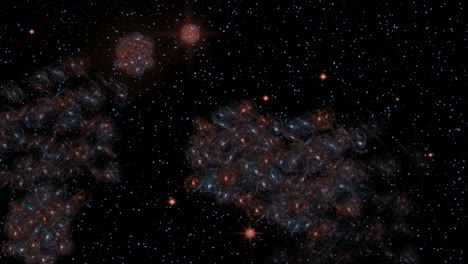 fireworks from galaxies. big explosion. realistic animation. futuristic fireworks with loop seamless. surreal 4k fireworks. abstraction of shining fireworks in the night sky.