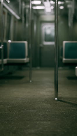 empty subway car