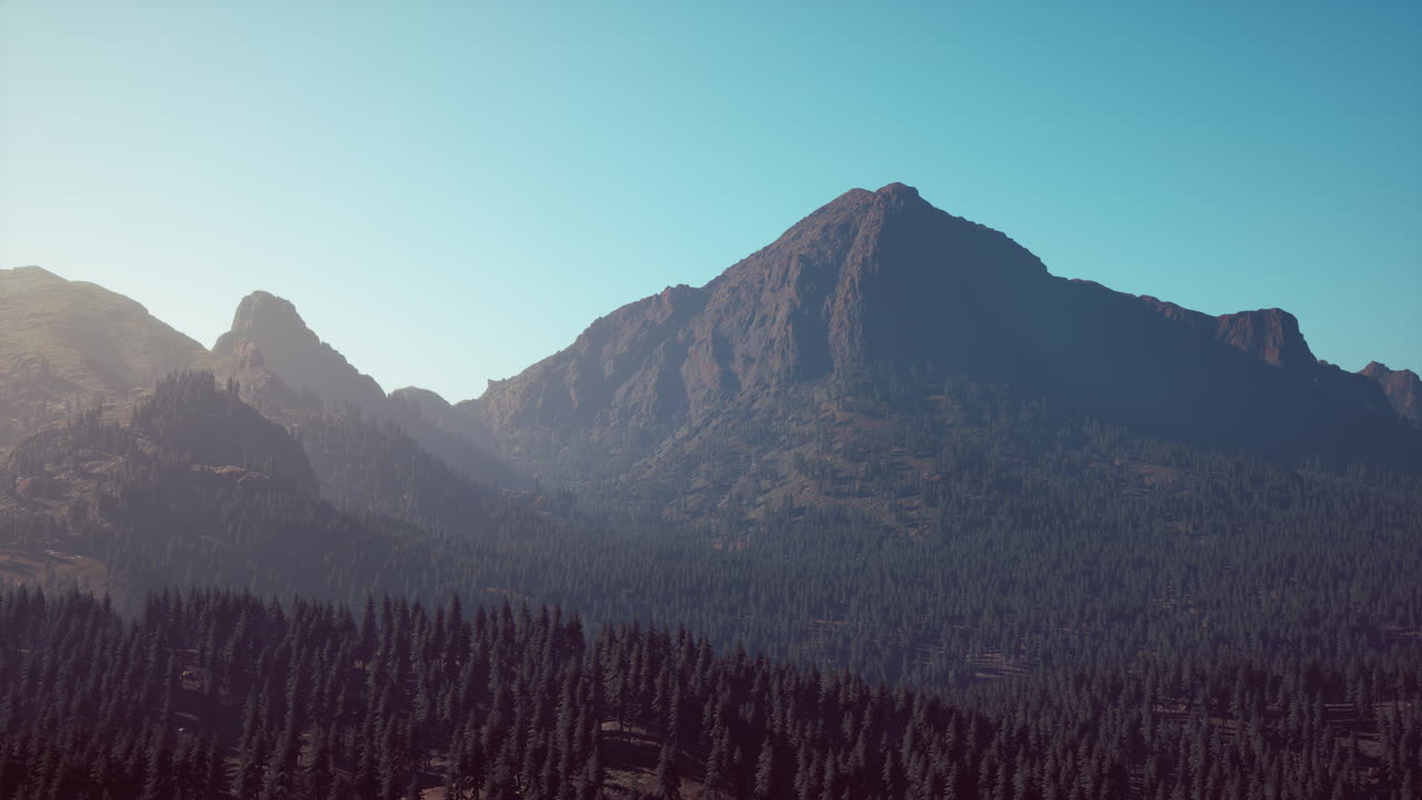 Luftfoto af de canadiske Rocky Mountains
