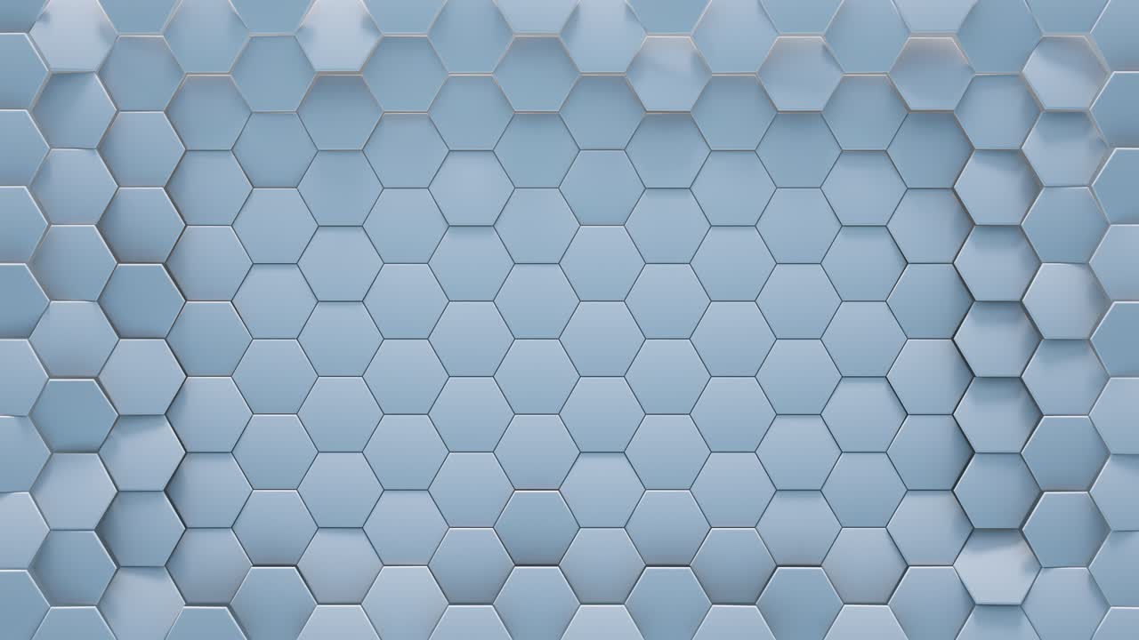 fondo de panal de miel abstracto bucle sin costuras animación de renderizado 3d