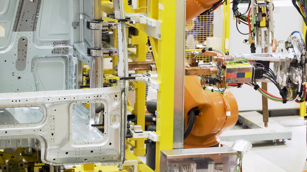 línea de ensamblaje automático de carrocerías de automóviles