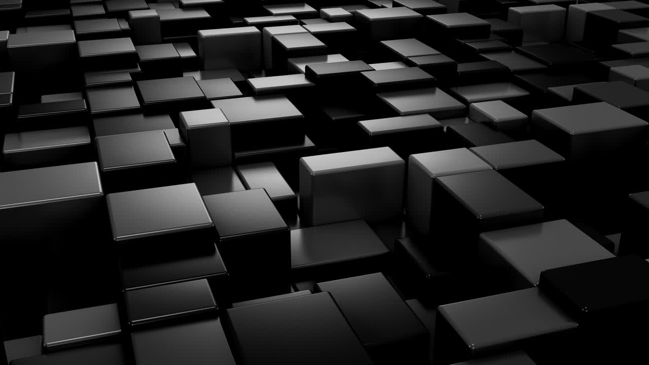 фон анимационных кубов