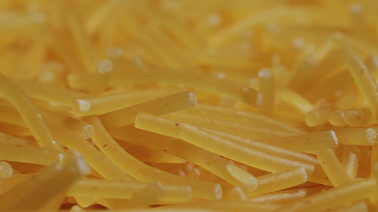Primo piano macro di vermicelli crudi