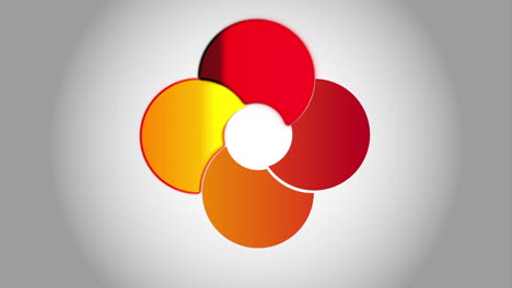 diseño gráfico circular colorido