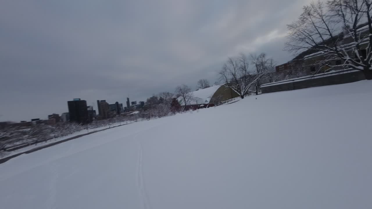 Mount Royal Park, George-Étienne Cartier Monument in Montreal, Canada