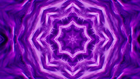 kaleidoscope pattern purple flame energy burst effect