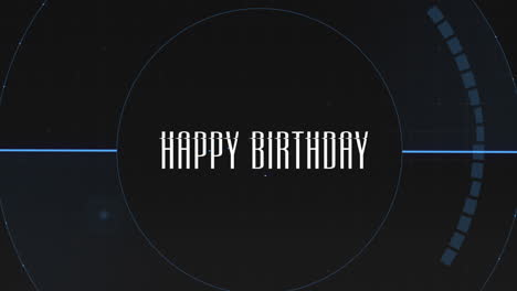 Blue-line-on-black-background-with-Happy-Birthday-in-white-letters