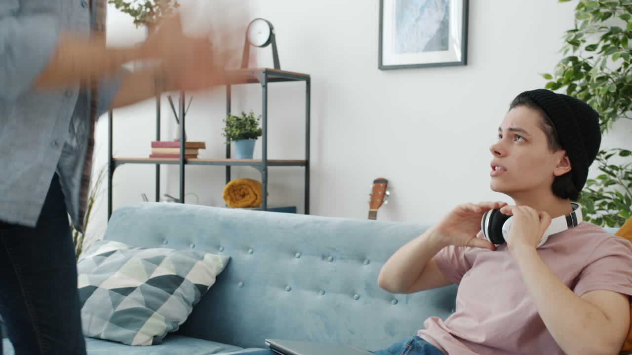 Family Argument in the Living Room