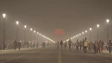 rajpath road leading to india gate