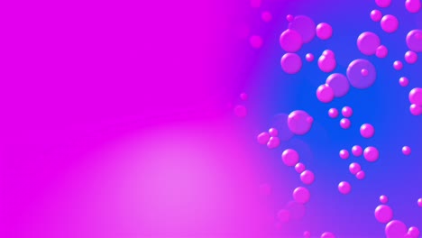 fondo multicolor abstracto con burbujas redondas. renderización 3d generada por computadora