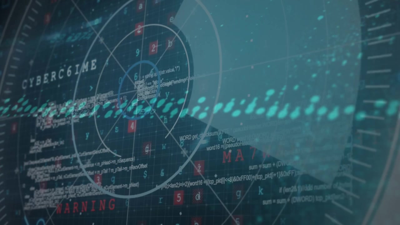 Animation of scope scanning over data processing